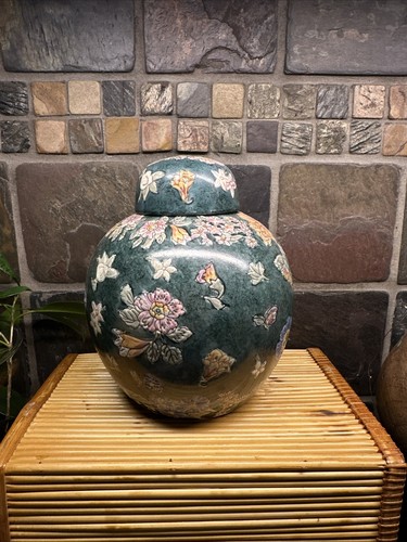 Vintage ceramic ginger - vintage, jar