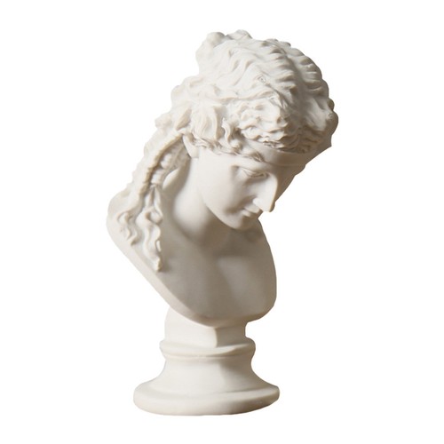Greek bust sculpture - sculpture, white
