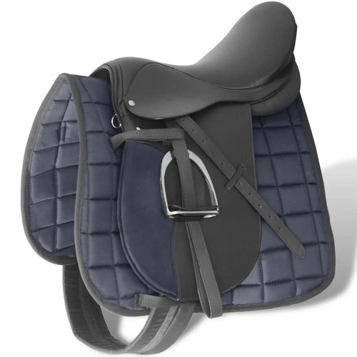 Horse riding saddle set - riding, 16in