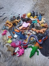 Big Bag Of 40+ Various Animals Toy Figures