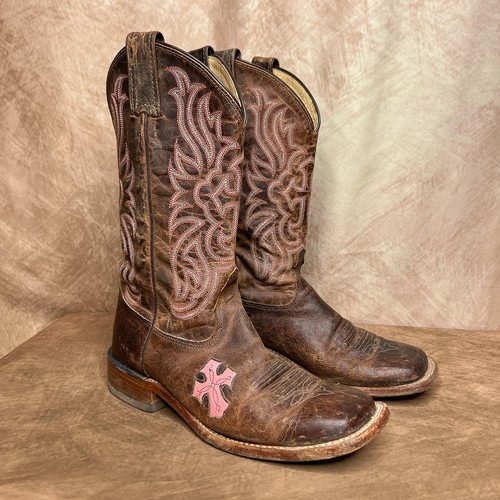 Tony lama embroidered western - tony,