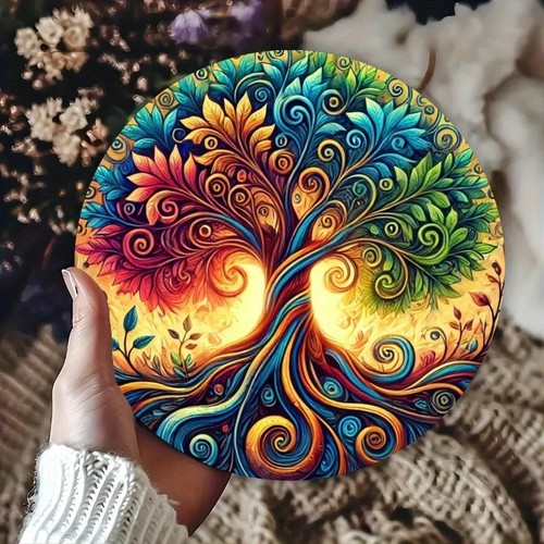 Tree life mandala - life, metal