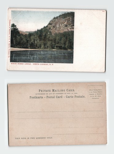 Postcard white horse ledge - postcard,