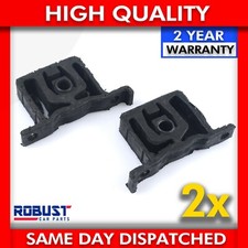 2X EXHAUST RUBBER BRACKETS