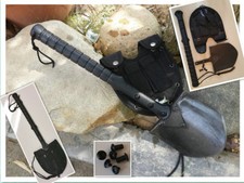 Survival Camping Hiking Shovel Axe Saw-Emergency-Hunting Field Tool- FB08
