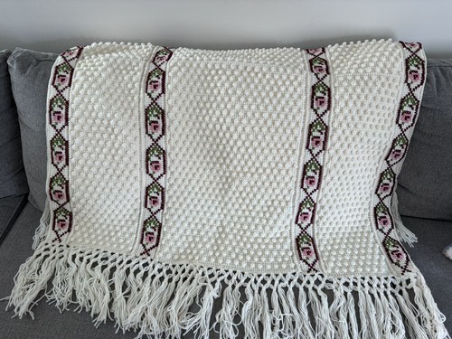 Handmade crochet afghan - crochet,