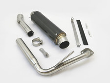 Carbon Stainless Steel Sports Exhaust System  For Yamaha YZFR125 2008 to 2014