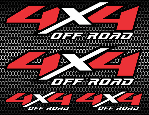 4x4 large stickers pick - large, up