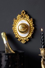 Rockett St George Press For Champagne Wall Ornament