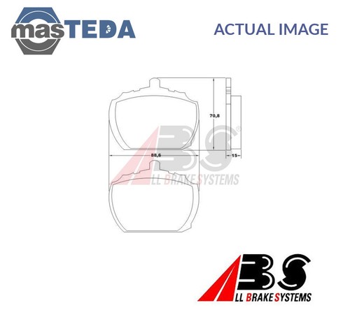 36102 brake pads set braking - brake,