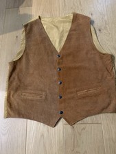 Men's Vintage Suede Waistcoat