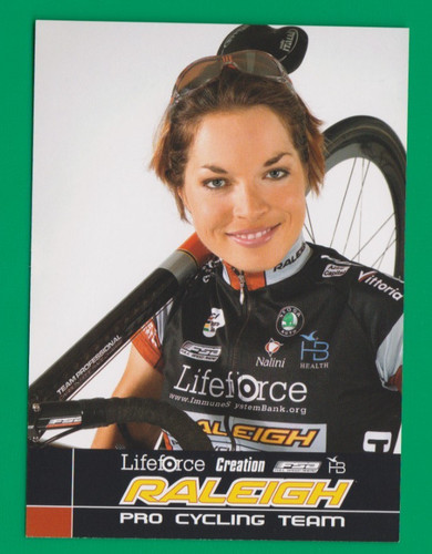 Cycling card sarah - card,