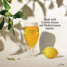 Set of 2 x Estrella Damm Lemon Pint Glasses 20oz Brand New Genuine
