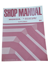 Honda Legend Coupe Supplement