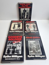 Spike Milligan Hardback War Biography, Memoirs Books - Bundle Joblot 1st Edition