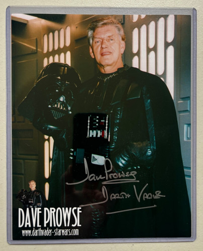 Dave prowse darth vader signed - dave,
