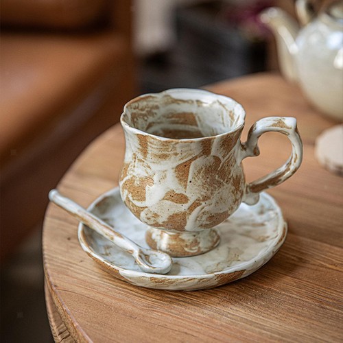 Tea cup and saucer set - cup,