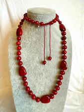 Lola Rose NECKLACE in Carmine Red Agate