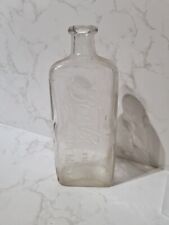 Boots The Chemist Vintage Glass Bottle Clear 16cm