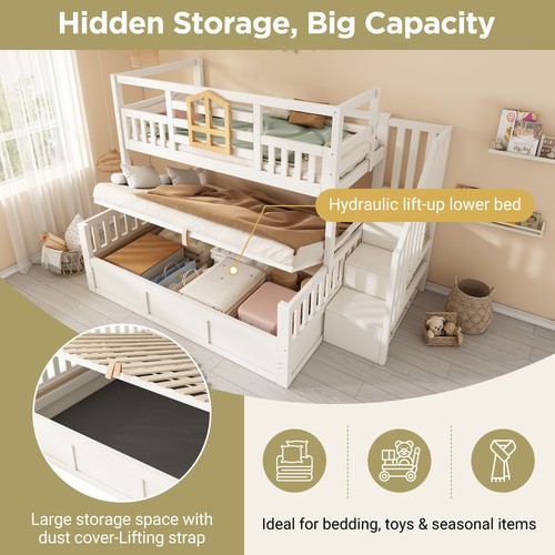 Triple sleeper bunk - triple, 90x190