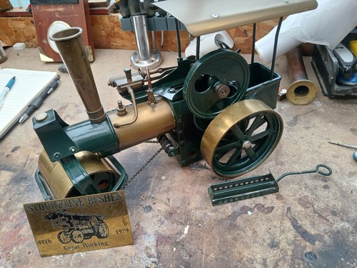 Steam driven road - driven, roller