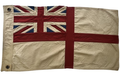 White ensign large - ensign, fully