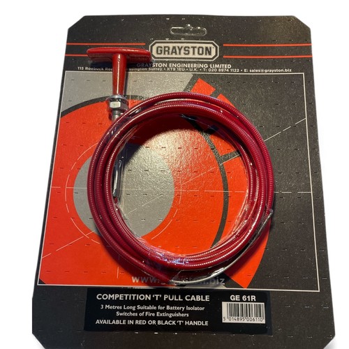 Red pull cable fire - 3.0m,