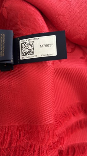 Louis vuitton rouge shawl - louis,