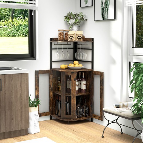 Chic corner bar cabinet - bar,