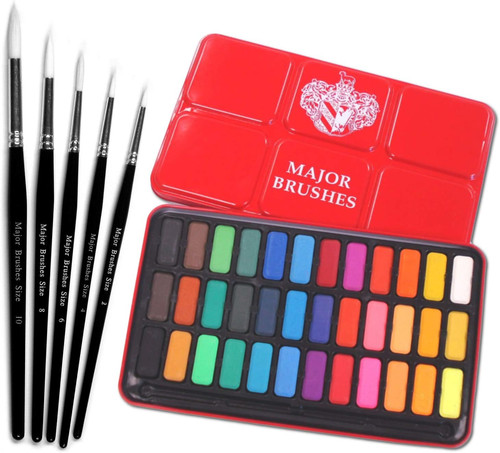 Major brushes white sable - brushes,