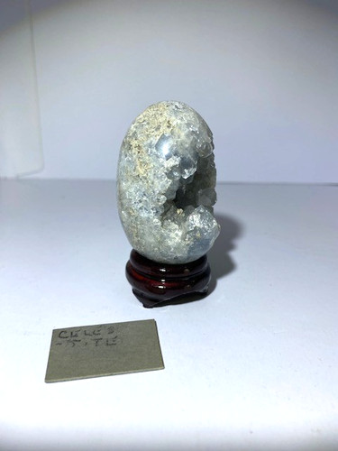 Celestite open egg geode - geode, cm