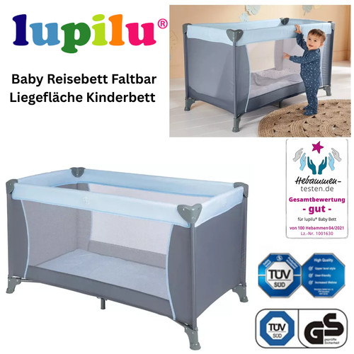 Lupilu baby travel cot - travel,