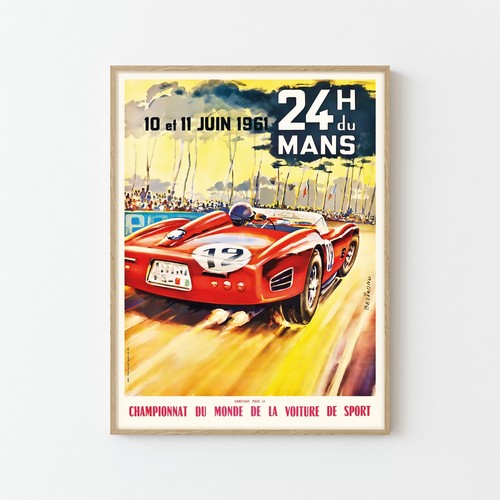 24h mans 1961 vintage car - du,