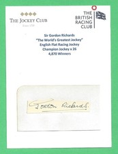GORDON RICHARDS HORSE RACING