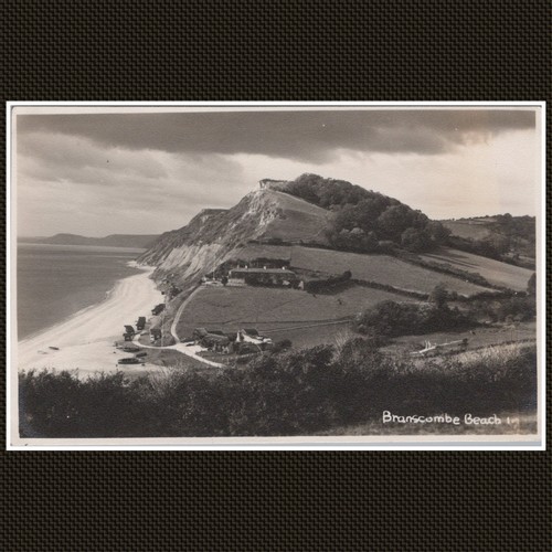 Branscombe beach printed - branscombe,