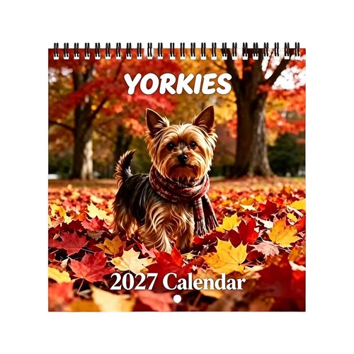 Yorkie calendar 2027 yorkshire - yorkie,