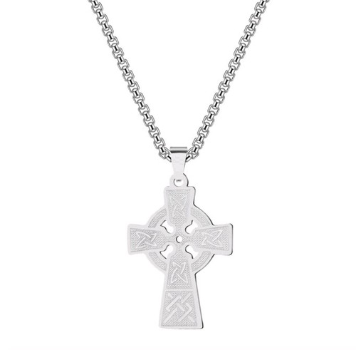 Celtic cross necklace - celtic,