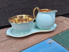 Crown Devon blue and Gold