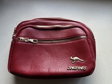 Crossbody Shoulder Red Handbag With 4 Zip Compartments/pockets. Brand New