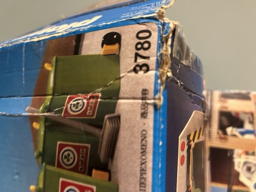 Vintage playmobil 3780 dustbin - vintage,
