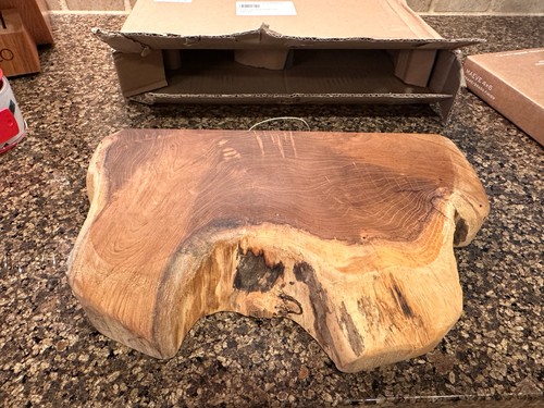 Pottery barn live edge teak - pottery,