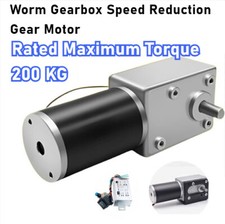 New DC 12V/24V Worm Gear Speed