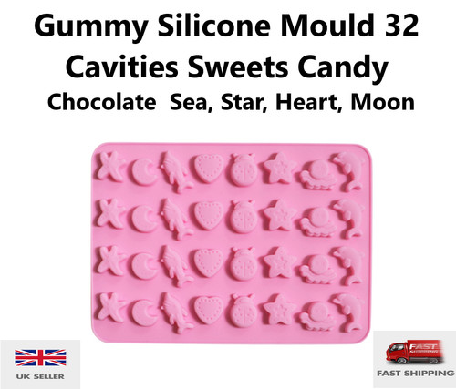 Gummy silicone mould - gummy, 32