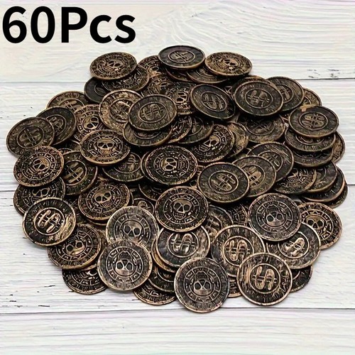 Skull and cross bones coins - skull,