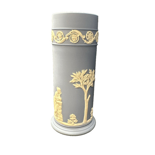 Wedgwood spill vase matte blue - vase,