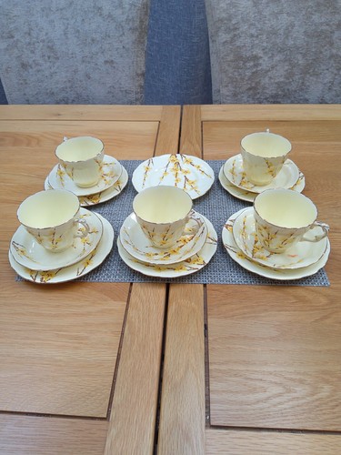 Crown staffordshire tea set - crown,
