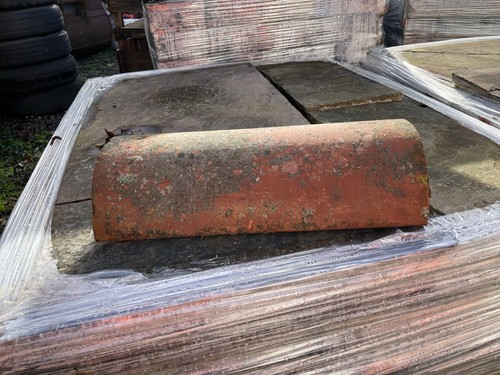 Reclaimed clay half round - reclaimed,