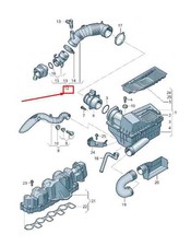 VW GOLF VI 5K MK6 ENGINE AIR