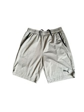 Puma Activewear Sport Football Gym Shorts Men’s Large Grey Athletic Casual