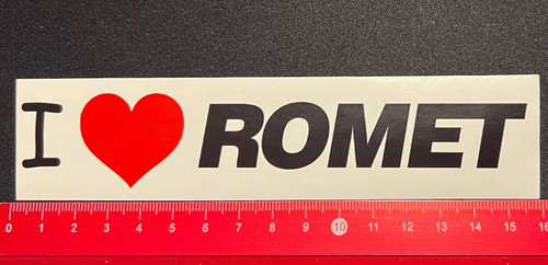 Love romet decal - romet,
